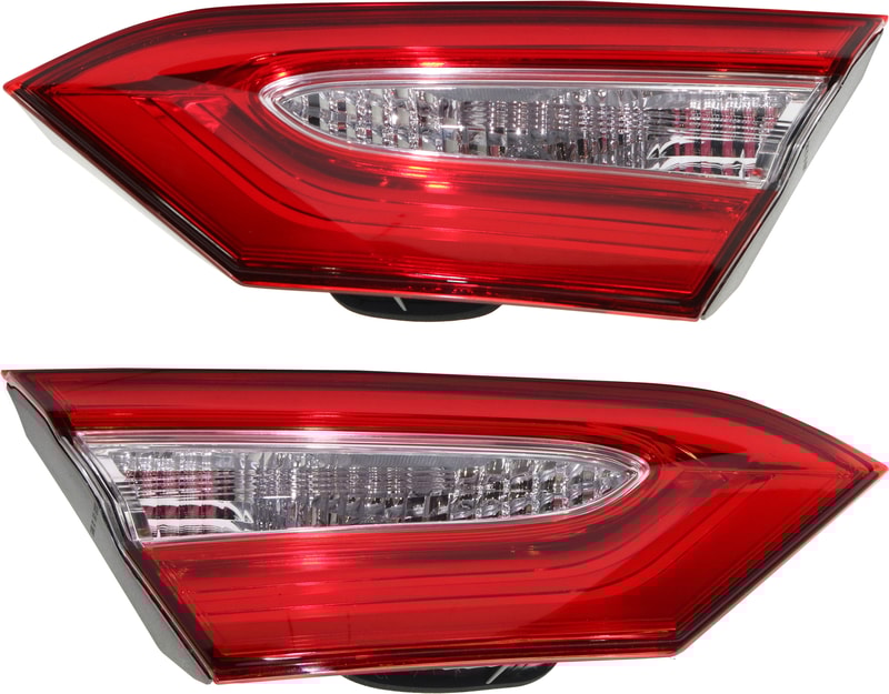 Tail Light Assembly Pair/Set for Toyota Camry 2018-2020, Right (Passenger) and Left (Driver) Inner, Suitable for L, LE, SE (from Oct. 2018), TRD, XSE models with TRD Package (2020), North America Built Vehicle, Replacement