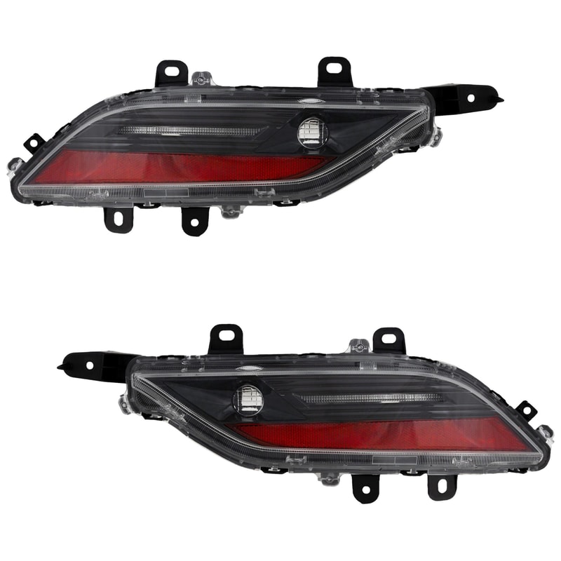 Back Up Light Pair/Set for Toyota Venza 2021-2023, Right (Passenger) and Left (Driver), LED, Lens and Housing, Replacement
