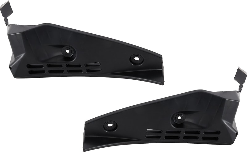 Rear Bumper Bracket Pair/Set for Toyota Prius C 2015-2017, Right (Passenger) and Left (Driver), Bumper Seal Replacement