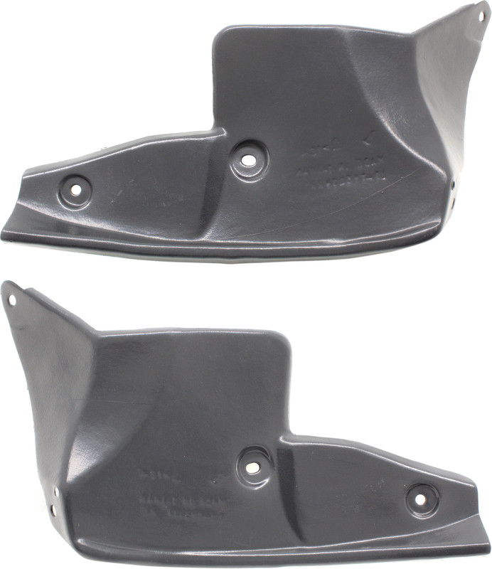 Rear Bumper Filler Pair/Set for Toyota Yaris 2012-2014, Right (Passenger) and Left (Driver) Side Replacement