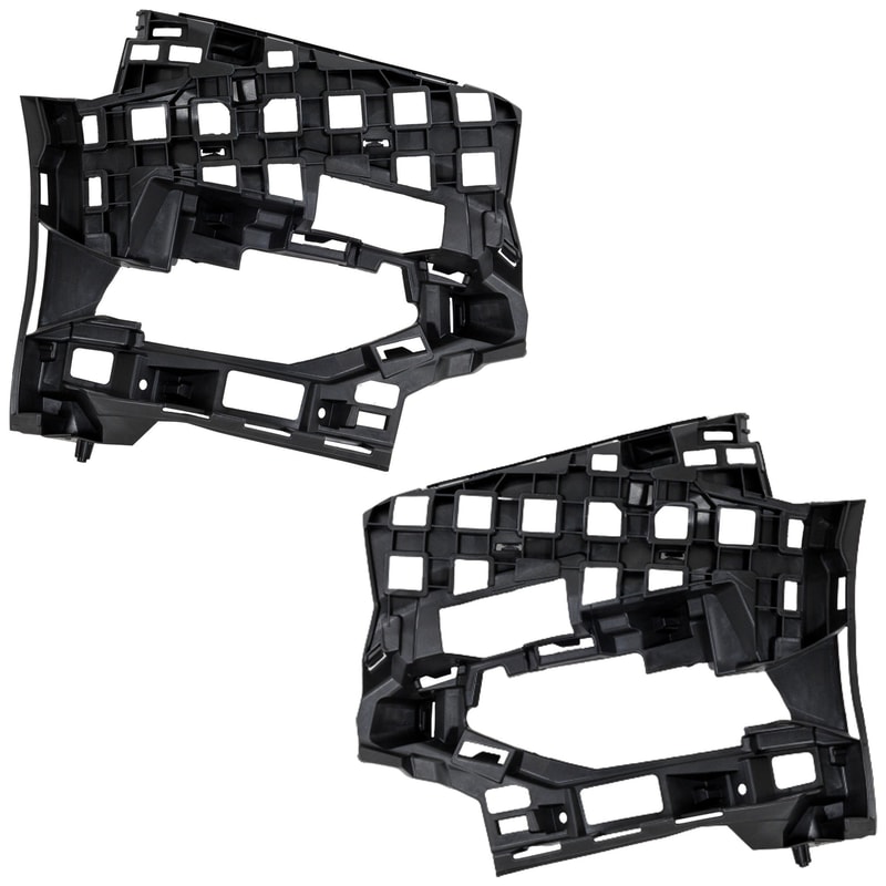 Front Bumper Bracket Pair/Set for Volkswagen Jetta 2019-2021, Right (Passenger) and Left (Driver) Cover Support, For GLI Model, Replacement
