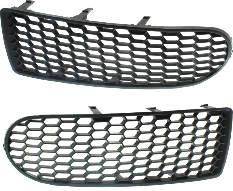 Front Fog Light Cover Pair/Set for 2006-2010 Volkswagen Beetle, Right (Passenger) and Left (Driver), Primed (Ready to Paint), without Fog Lights, Replacement
