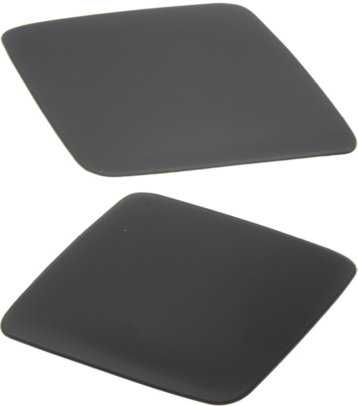 Headlight Washer Cover Pair/Set for Volvo XC90 2016-2023, Right (Passenger) and Left (Driver), Primed (Ready to Paint), with or without Spoiler Holes, Replacement