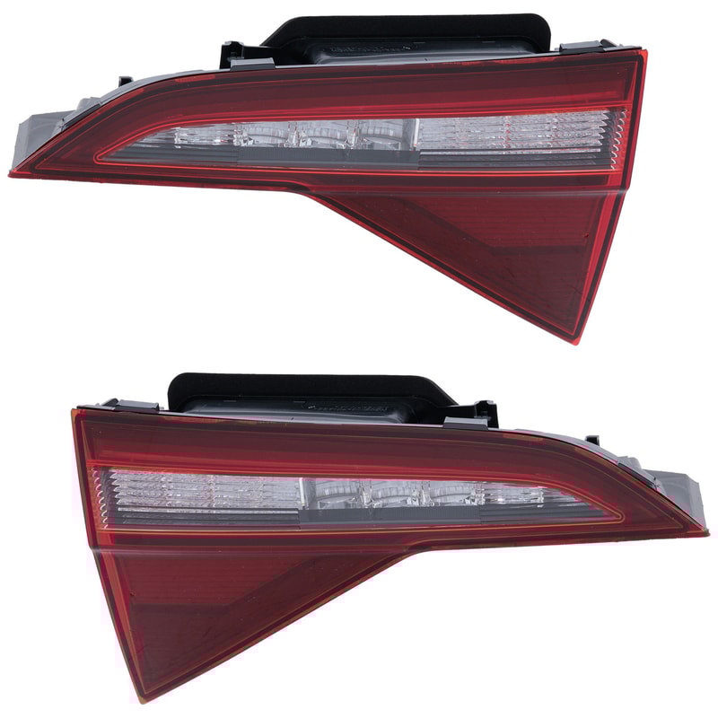 Pair/Set - LED Tail Light Assembly for Volkswagen Jetta 2019-2023, Right (Passenger) and Left (Driver) Replacement