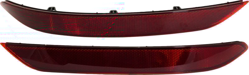 Rear Bumper Reflector Light for Volkswagen Jetta 2019-2021, Right (Passenger) and Left (Driver), Pair/Set of 2, Replacement
