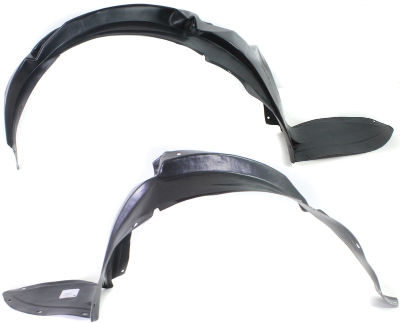 Front Fender Liner Pair/Set for 2003-2007 Saturn ION Sedan, Right (Passenger) and Left (Driver) Side Replacement