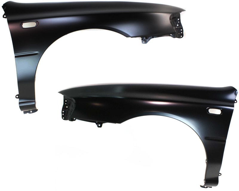 Front Fender Pair/Set for Subaru Impreza 1997-2001, Right (Passenger) and Left (Driver) Sides, Primed (Ready to Paint), Compatible with Brighton/L/Outback Models, Replacement
