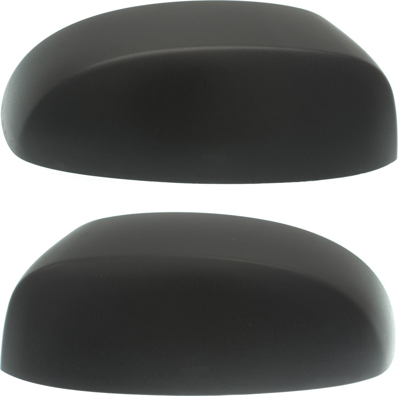 Mirror Cover Pair/Set for Cadillac Silverado/Sierra 1500 (2007-2013), 2500 HD/3500 HD (2007-2014), Right (Passenger) and Left (Driver), Non-Towing, Textured Black, Excludes 2007 Classic - Replacement
