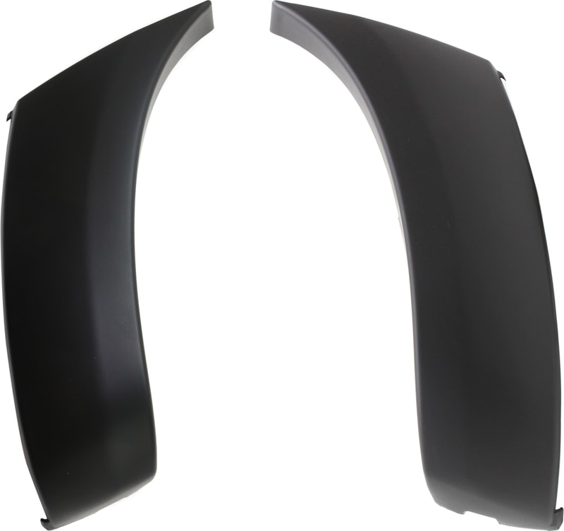 Front Bumper End Cover Extension Pair/Set for 2005-2011 Toyota Tacoma, Right (Passenger) and Left (Driver), Primed (Ready to Paint), Compatible with Base/Pre Runner Models - No Seal, Replacement