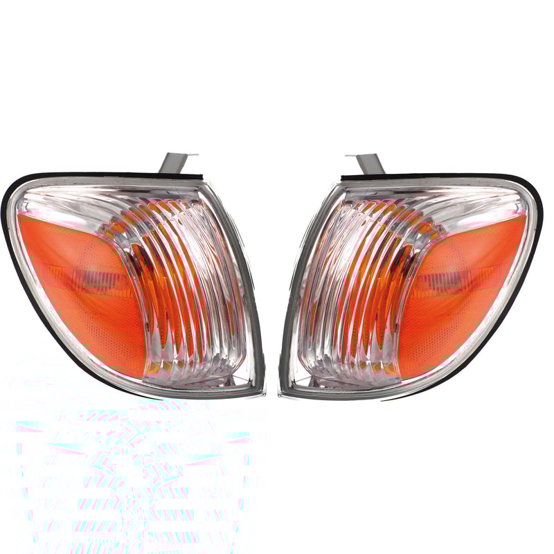 Turn Signal Light Assembly for 2005-2006 Toyota Tundra, 2-Piece Pair/Set, Right (Passenger) and Left (Driver), Regular/Access Cab, Replacement