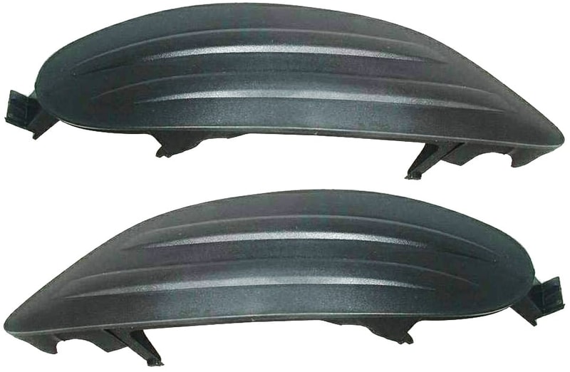 Front Fog Light Cover for 2005-2008 Toyota Corolla, Right (Passenger) and Left (Driver), Black Replacement Pair/Set