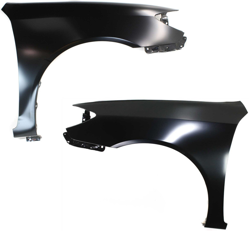 Front Fender Pair/Set for 2002-2006 Toyota Camry, Right (Passenger) and Left (Driver) Primed (Ready to Paint) Replacement