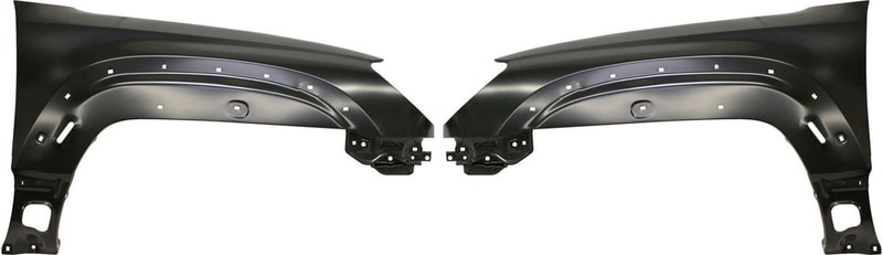 Front Fender Pair/Set for 2006-2009 Toyota 4Runner, Includes Right (Passenger) and Left (Driver) Fenders, Primed (Ready to Paint), Steel - Replacement