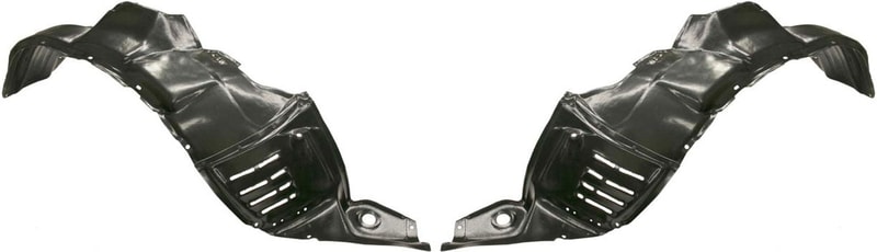Front Fender Liner Pair/Set for 2001-2007 Toyota Highlander, Right (Passenger) and Left (Driver) Side Replacement