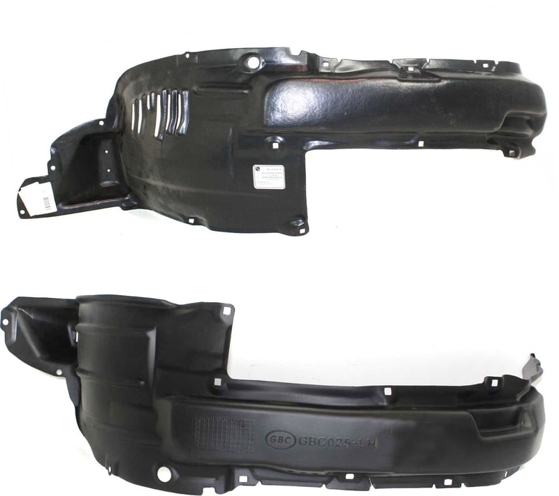 Front Fender Liner Pair/Set for Toyota 4Runner 2006-2009, Right (Passenger) and Left (Driver) Replacement