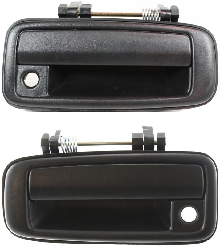 Front Door Handle Pair/Set for Toyota Corolla 1988-1992, Right (Passenger) and Left (Driver) Included, Outside, Replacement
