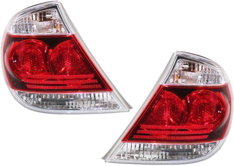 Pair/Set - Tail Light Assembly for 2005-2006 Toyota Camry, SE Model, USA Built Vehicle, Includes Right (Passenger) and Left (Driver) Side Replacement