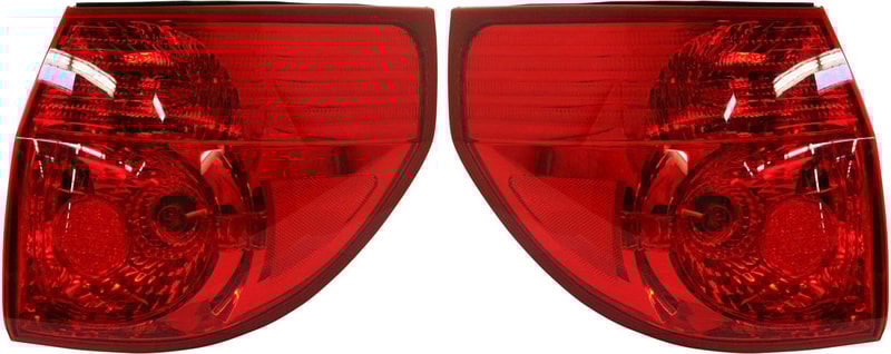 Outer Tail Light Assembly for 2006-2010 Toyota Sienna, Halogen, Right (Passenger) and Left (Driver) Replacement Pair/Set