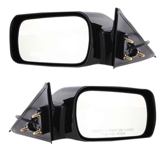 Power Mirror Pair/Set for 2000-2004 Toyota Avalon, Right (Passenger) and Left (Driver), Non-Folding, Non-Heated, Paintable, without Auto Dimming, Blind Spot Detection, Memory, and Signal Light Replacement