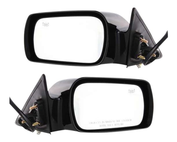 Power Mirror Pair/Set for Toyota Avalon 2000-2004, Right (Passenger) and Left (Driver), Non-Folding, Heated, Paintable, Without Auto Dimming, Blind Spot Detection, Memory, with Signal Light Replacement