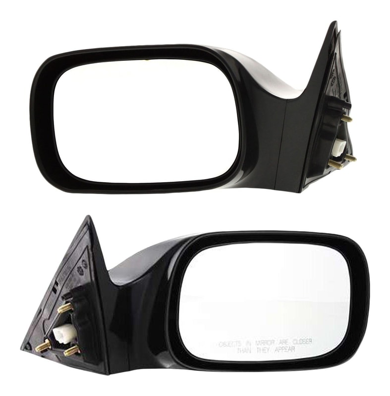 Power Mirror Pair/Set for Toyota Avalon 2005-2010, Right (Passenger) and Left (Driver), Heated, Non-Folding, Paintable, Without Auto Dimming or Navi System, with Blind Spot Detection, Memory, and Signal Light, for Touring/XL Models, Replacement