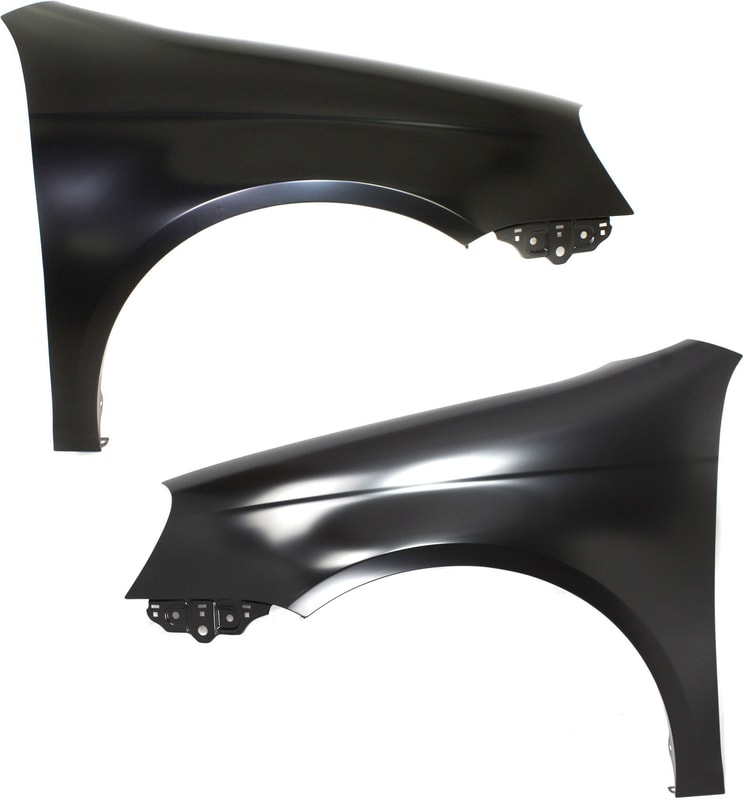 Front Fender Pair/Set for Volkswagen Jetta 2005-2010, Right (Passenger) and Left (Driver), Primed (Ready to Paint) Replacement