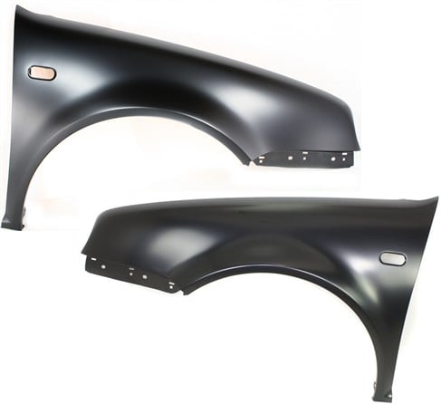 Front Fender Pair/Set for Volkswagen Golf 1999-2006, Right (Passenger) and Left (Driver), Primed (Ready to Paint), New Body Style, Replacement