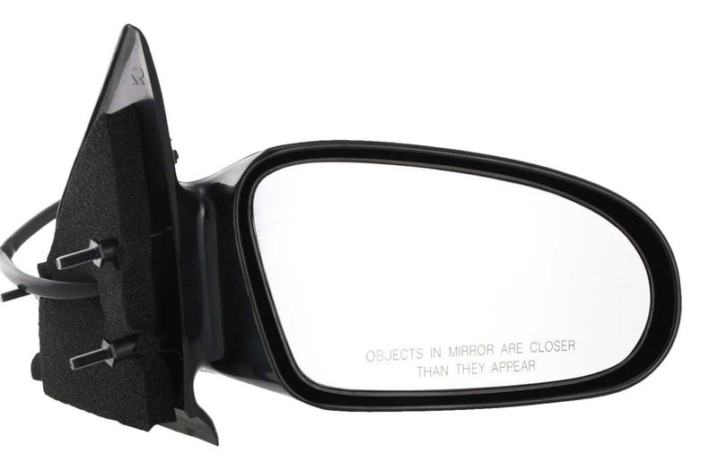 Power Right (Passenger) Mirror for Saturn S-Series 1996-2002, Non-Folding, Non-Heated, Paintable, Sedan/Wagon, Replacement - Fits S-Series Models: SC1, SC2, SL, SL1, SL2, SW1, SW2.