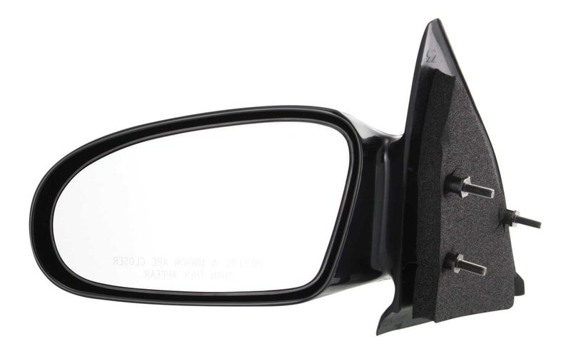 Manual Remote Mirror for Saturn S-Series 1996-2002, Left (Driver), Non-Folding, Non-Heated, Paintable, Sedan/Wagon, Replacement