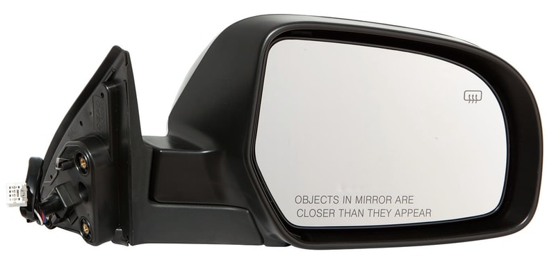 Right (Passenger) Outside Side View Mirror Assembly for 2012 - 2014 Subaru Outback, Power, Heated, with Cover, Textured Black,  91036AJ14B-PFM, Replacement
