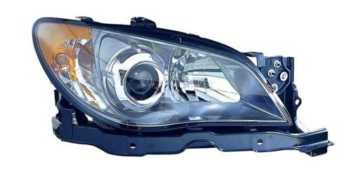 Headlight Assembly for Subaru Impreza 2006, Right (Passenger), Halogen, Suitable for Sedan/Wagon, CAPA-Certified Replacement