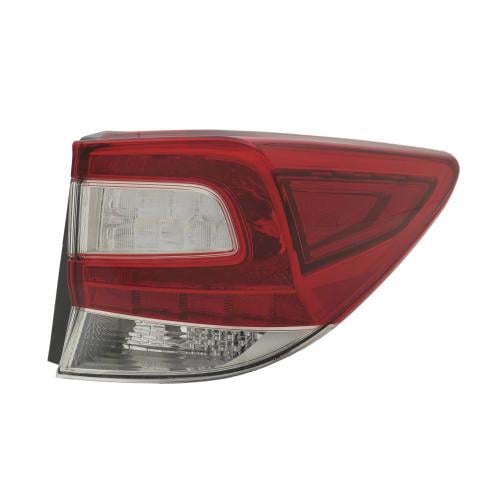 Tail Light for Subaru Impreza 2017-2022, Right (Passenger), Outer Lens and Housing, Halogen, Sedan - CAPA-Certified, Replacement