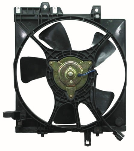 Radiator Cooling Fan Assembly for 1999 - 2002 Subaru Forester, Includes Motor, Blade, Shroud, OEM Part: SU3115105, Replacement