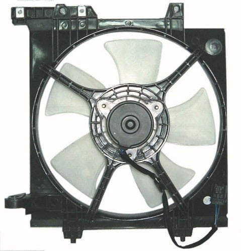Radiator Cooling Fan Assembly for 2000-2004 Subaru Legacy, 2.5L H4 Engine Compatible, Includes Motor, Blade, Shroud, Replacement,  SU3115106