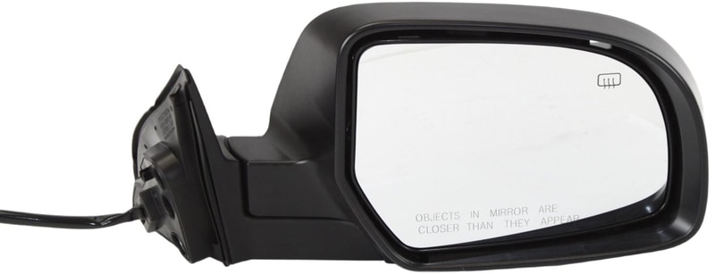Power, Manual-Folding, Heated, Paintable/Textured Mirror with 2 Caps for 2011-2014 Subaru Legacy/Outback Right (Passenger) Side to 8-2013, Replacement