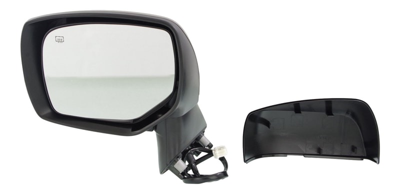 Power Mirror for Subaru Impreza 2012-2014/XV Crosstrek 2013-2014, Left (Driver), Manual Folding, Heated, Textured, without Signal Light, Suitable for Sedan/Wagon, Replacement
