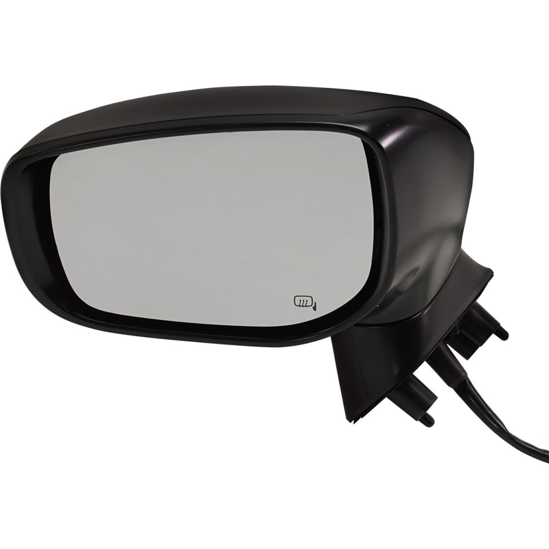 Power Mirror for Subaru Legacy/Outback 2018-2019, Left (Driver), Manual Folding, Heated, Textured, without Blind Spot Detection and Signal Light, Replacement