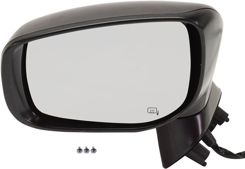 Power Mirror for Subaru Legacy/Outback 2018-2019, Left (Driver), Manual Folding, Heated, Paintable, without Blind Spot Detection and Signal Light, Replacement
