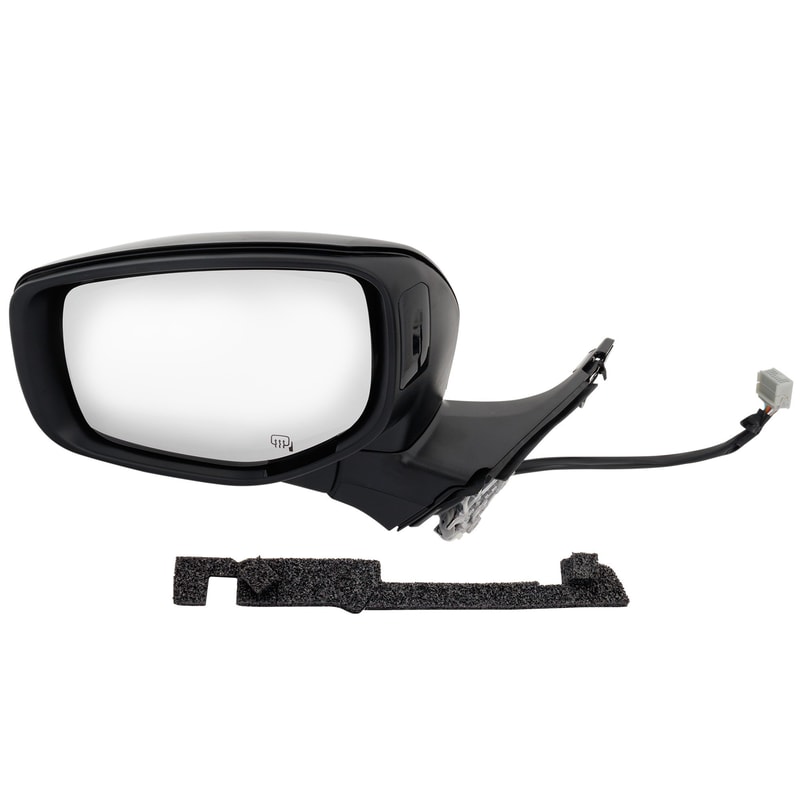 Power Mirror for Subaru Legacy/Outback 2020-2022, Left (Driver), Manual Folding, Heated, Chrome, with In-housing Signal Light, Memory, Blind Spot Glass, without Puddle Light, Auto-Dimming, Replacement