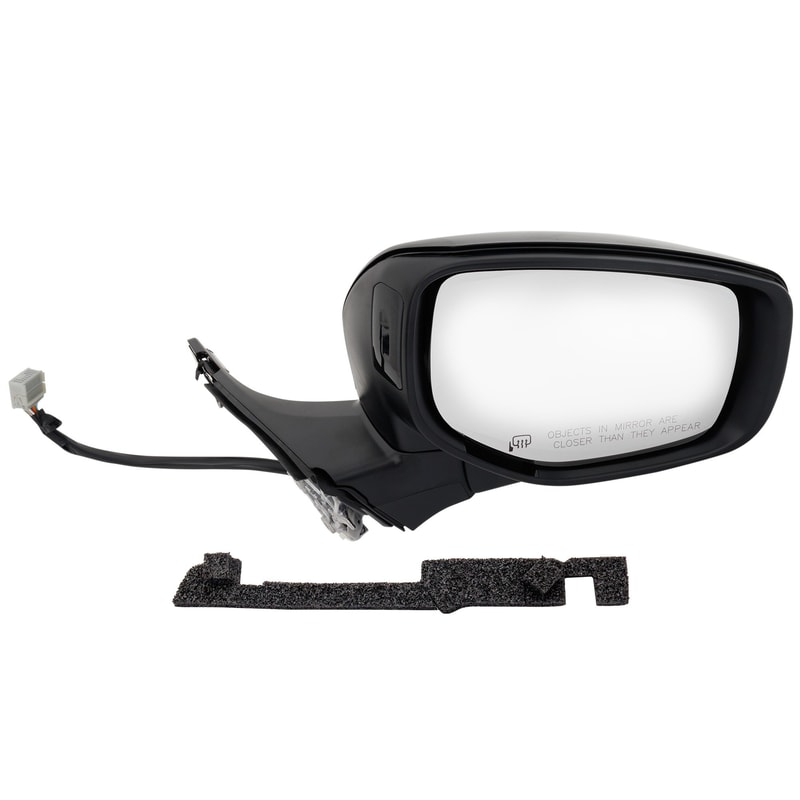 Power Mirror for Subaru Legacy/Outback 2020-2022, Right (Passenger), Manual Folding, Heated, Chrome, with In-housing Signal Light, Memory, Blind Spot Glass, without Puddle Light, Auto-Dimming, Replacement