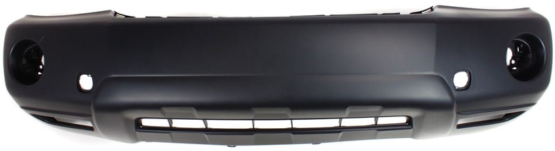 Front Bumper Cover for Toyota Highlander 2004-2007, Primed (Ready to Paint), with Fog Light Holes, Replacement
