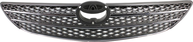 Grille for 2002-2004 Toyota Camry LE/XLE Models, Painted Gray Shell and Insert, without Action Package, Replacement
