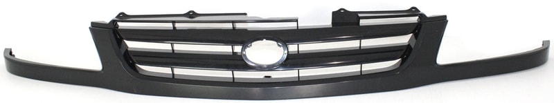 Textured Black Shell and Insert Grille for 2001-2003 Toyota Sienna, Replacement