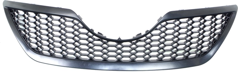Grille for 2007-2009 Toyota Camry SE Model, Painted Black Shell and Insert, Replacement