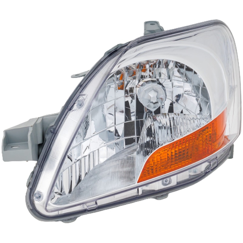 Headlight for Toyota Yaris 2007-2011, Left (Driver), Lens and Housing, Without Sport Package, Base Model Sedan, Replacement