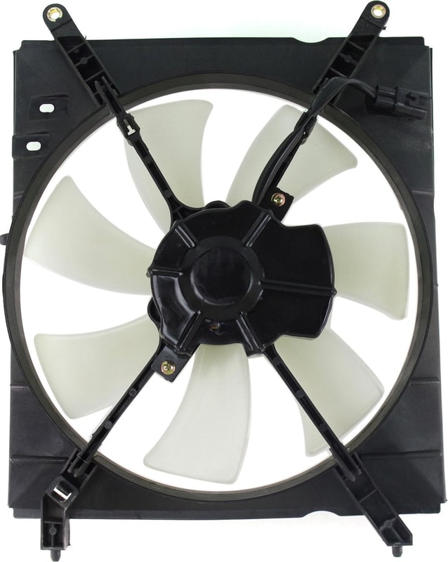 A/C Fan Shroud Assembly for Toyota Camry 2000-2001, Right (Passenger), 4 Cylinder, USA Built, Replacement