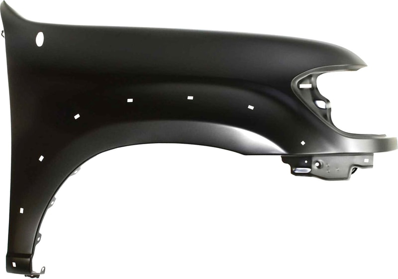 Front Fender for Toyota Tundra (2004) & Sequoia (2001-2004), Right (Passenger), Double Cab, w/ Flare Holes, Primed (Ready to Paint), Replacement