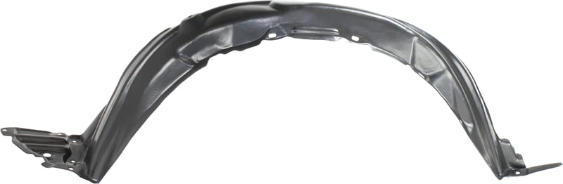 Front Fender Liner for Toyota Yaris Sedan, 2007-2012, Left (Driver) Side, Plastic, Vacuum Form, Replacement