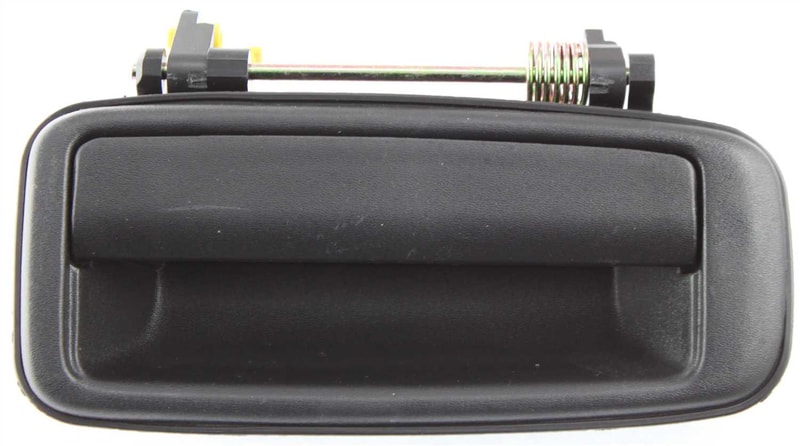 Textured Black Rear Exterior Door Handle for Toyota Corolla 1988-1992, Right (Passenger) Side, Replacement