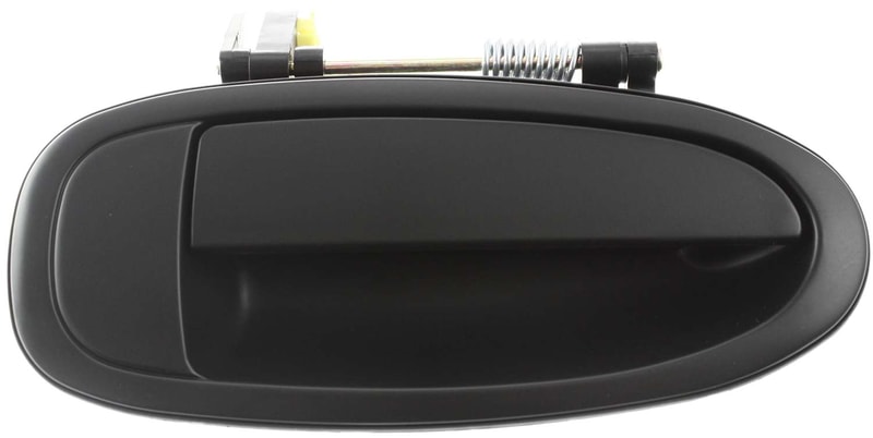 Rear Exterior Door Handle for Toyota Avalon 1995-1999, Right (Passenger), Primed (Ready to Paint), Black, Plastic, Replacement